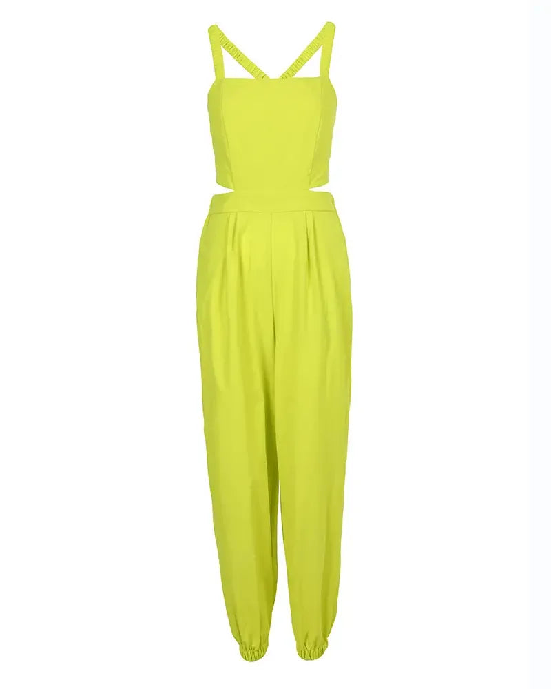 Women's Jumpsuit Elegant Sexy Suspender Printed Jumpsuits Casual Hip Waist Overalls Romper For Women Spring Summer 2023