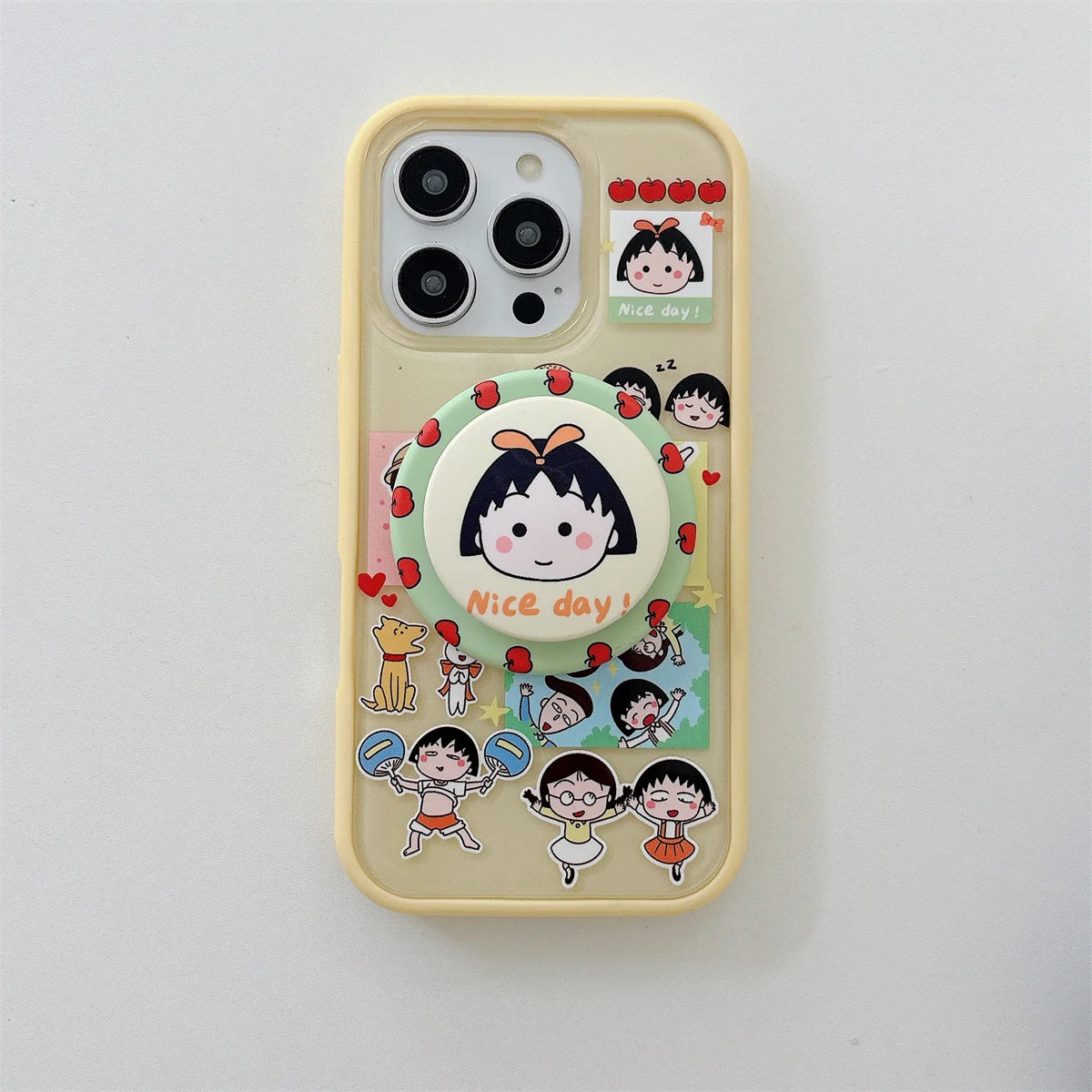 Phone Case For iPhone 16 15 14 13 Pro Max New Cute Cartoon Fashion Girls fundas Protective cover iphone 15 case