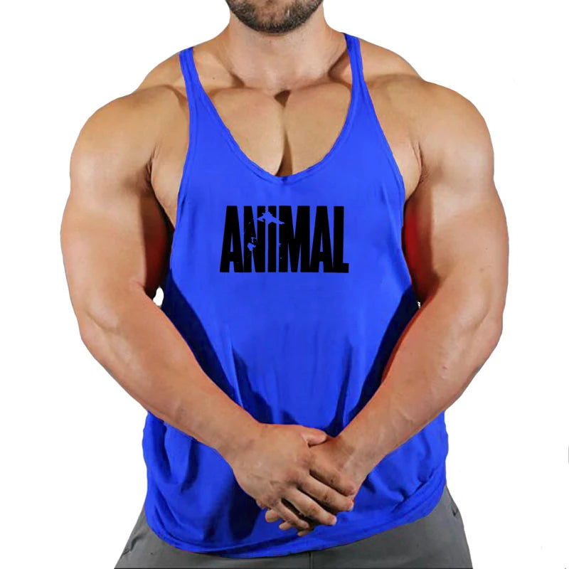 Summer Brand Fitness Tank Top Men Bodybuilding 2022 Gyms Clothing Fitness Men Shirt slim fit Vests pure cotton Singlets Muscle T
