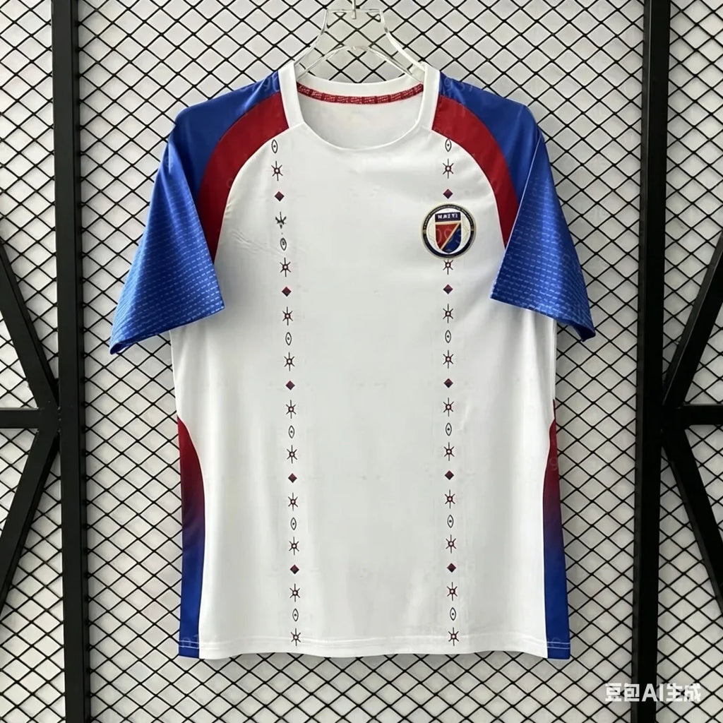 2026 New Parent Child Football T-shirt 3D Printed National Team Haiti Football Jersey Quick Drying Adult and Children's Top