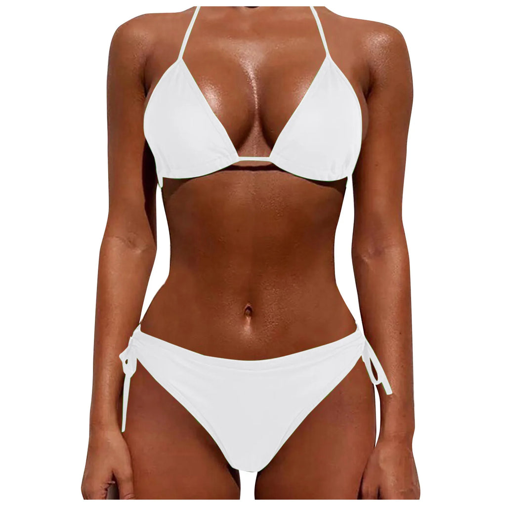 New Brazilian Swimsuit Women Sexy Bikini Set Push-Up Padded Bra Thong Two Pieces Swimwear Beachwear Bathing Suit Femme