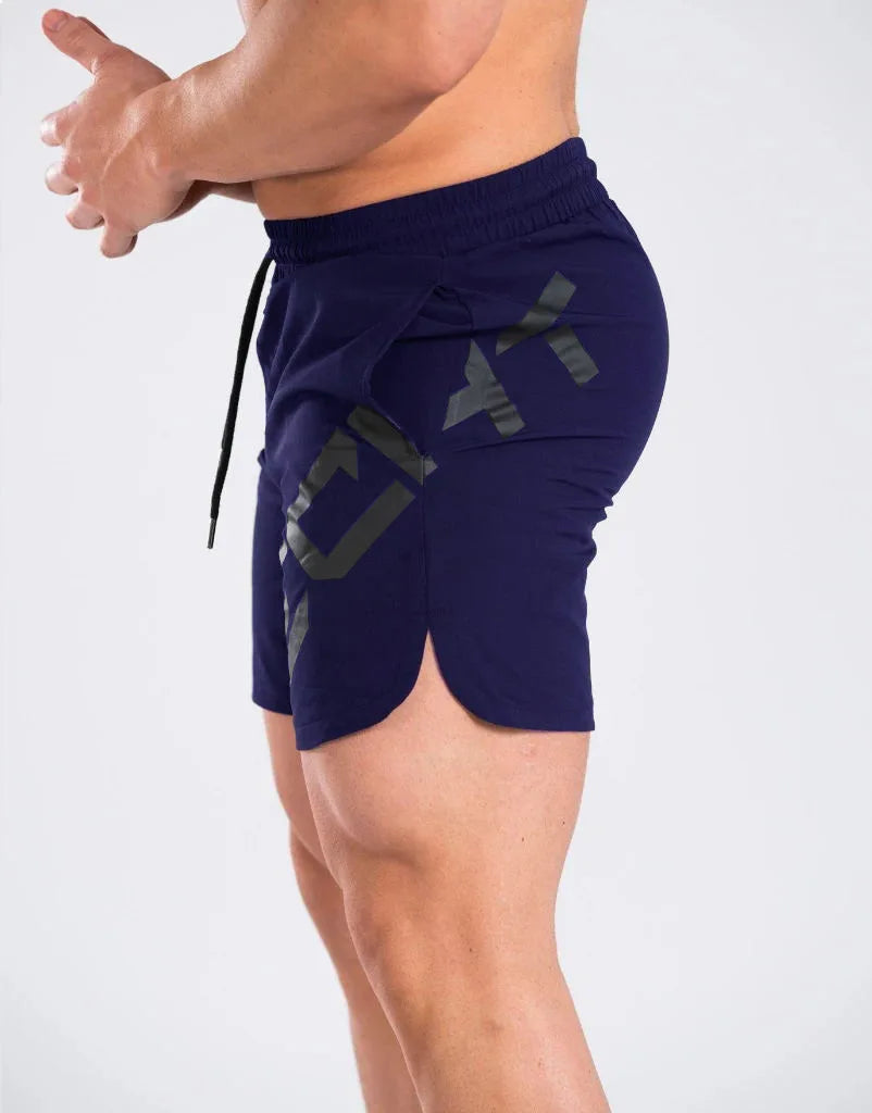 Men's Summer Gym Fitness Skinny Casual Shorts Man Sports Muscle Quick Dry Basketball Short Pants Beach Running Jogger Sweatpants