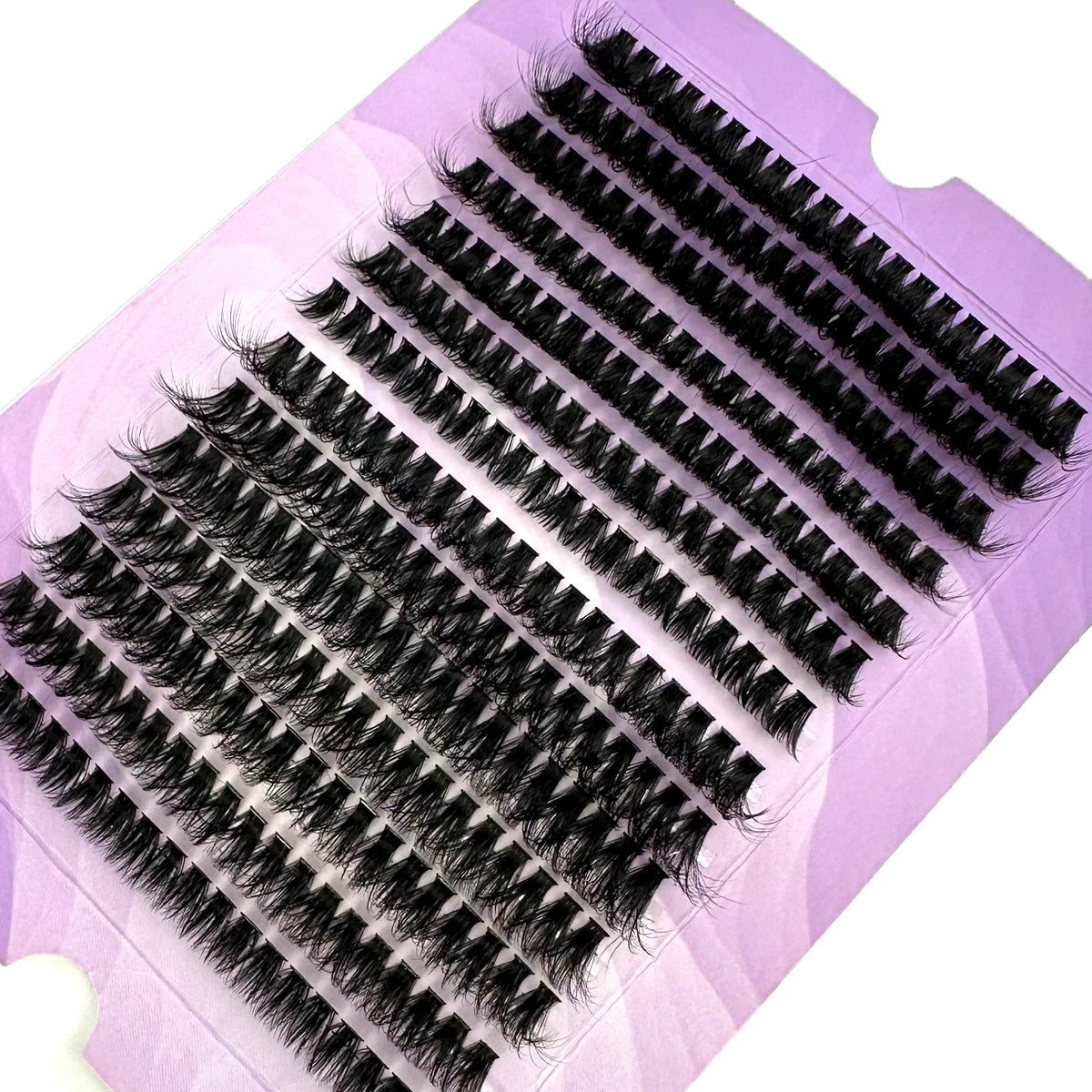 New 14 Rows 5D Fluffy Cluster Lashes 60D+80D/80D+100D Thick Eyelash D/DD Curl 9-16mm Mix Individual Lashes DIY Lash Extensions