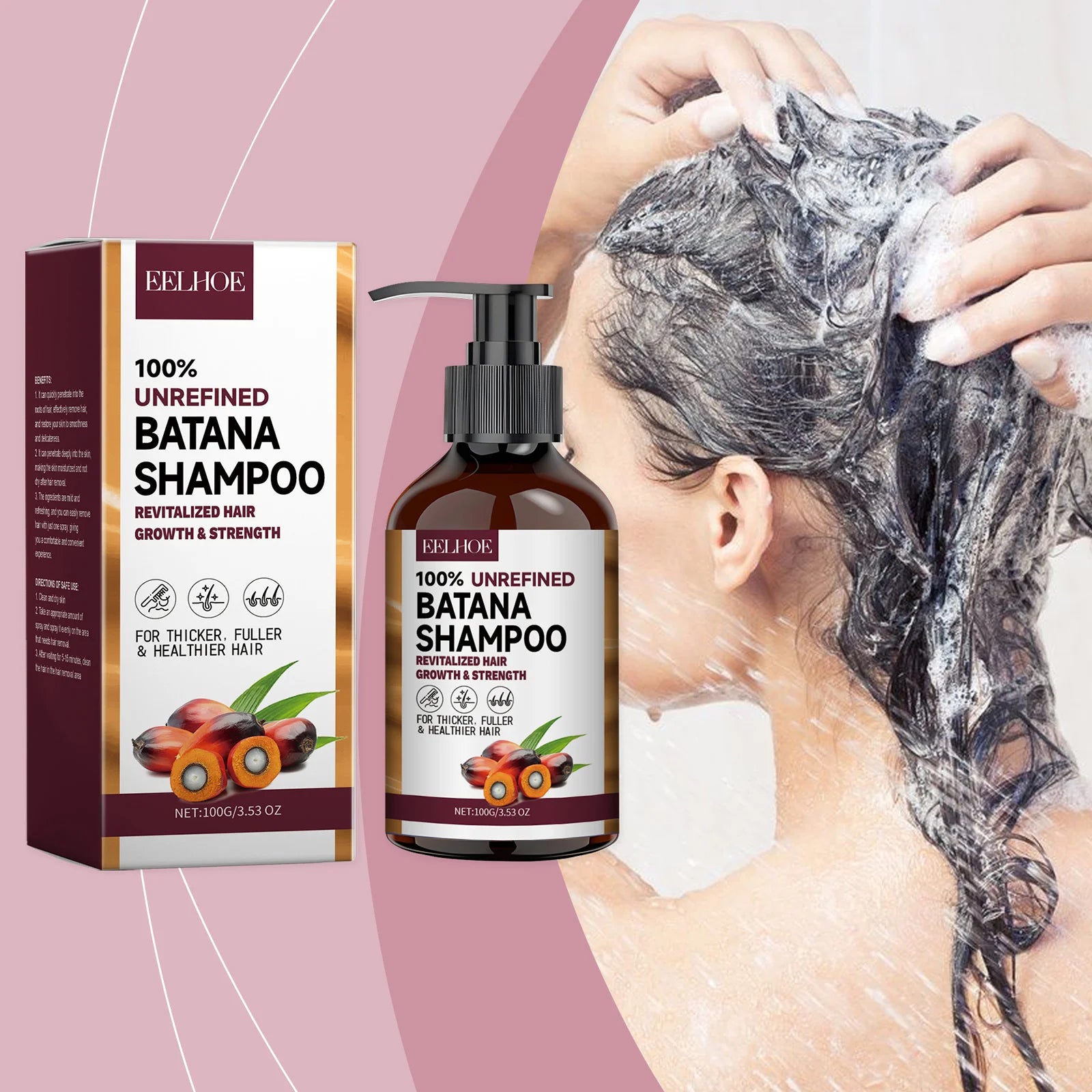 Batana Hair Growth Oil Conditioner Anti Hair Loss Products Fast Growing Hair Mask Nourishing Repair Roots Hair Care for women
