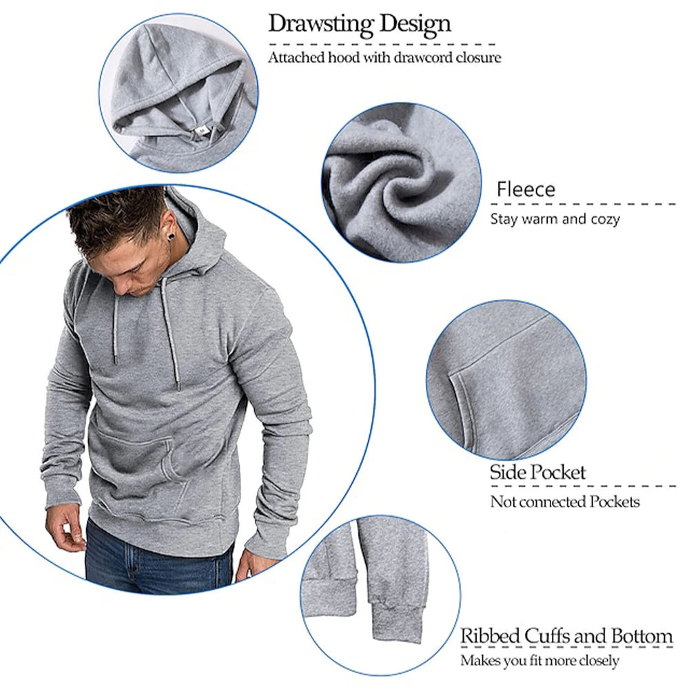Printed Hoodies for Men Casual Long Sleeve Hooded Sweatshirts Hip Hop Harajuku Hoodie Y2k Men Tops Hoodies Unisex