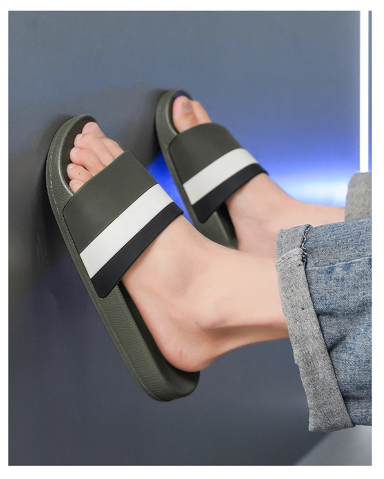 Summer Fashion Men Slippers Comfort Women Sandals Non-slip Indoor Home Bathroom Slides Garden Shoes Outdoor Beach Casual Shoes