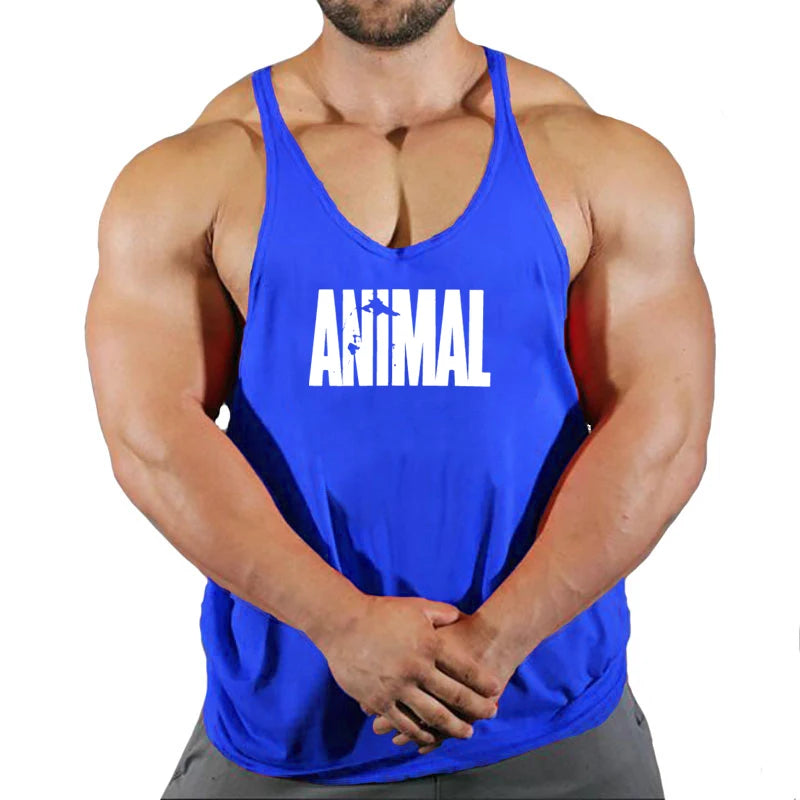 Summer Brand Fitness Tank Top Men Bodybuilding 2022 Gyms Clothing Fitness Men Shirt slim fit Vests pure cotton Singlets Muscle T