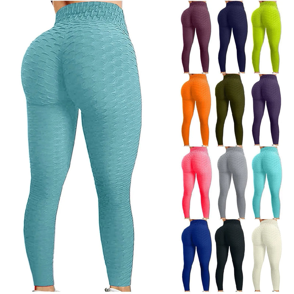 Yoga Leggings Women Fitness Running High Waist Slim Pants Push Up Sports Gym Quick Dry Jogging running Female Workout long pants
