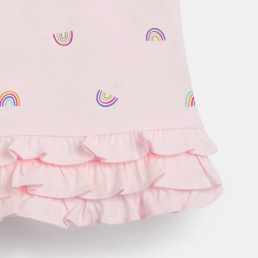 Bear Leader Summer Rainbow Girls Dress Kids Costumes Children's Clothing New Princess Dresses Toddler Kid Ruffles Casual Clothes