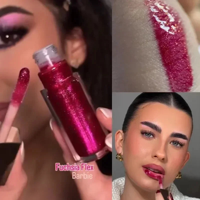 Fashion Fenty Beauty Lip Glaze Moisten Shine Glitter Lip Plumper Makeup For Beginner Liquid Lipstick Female Makeup Cosmetics