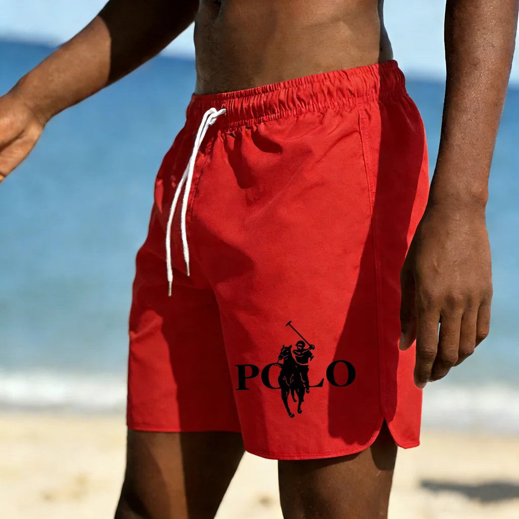 Men's beach shorts are quick drying, breathable, and not stuffy. They are versatile and trendy for beach vacations
