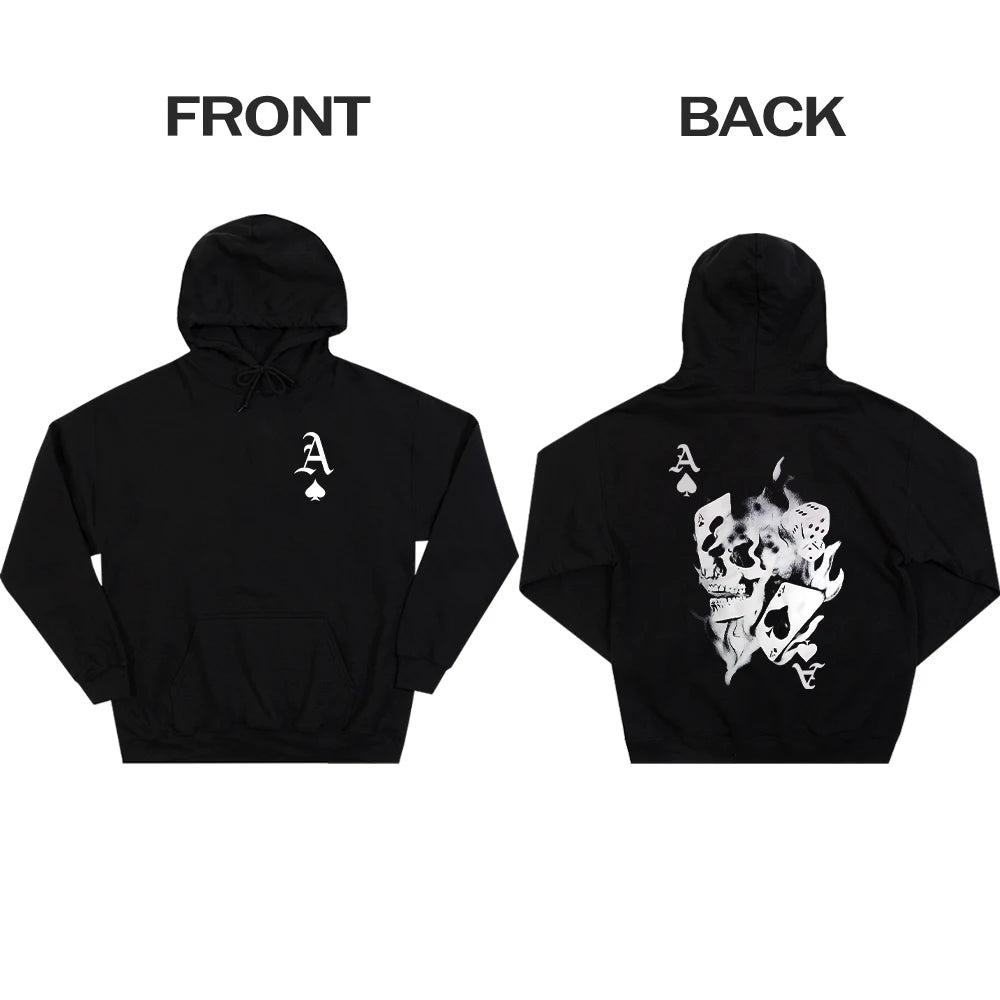 Printed Hoodies for Men Casual Long Sleeve Hooded Sweatshirts Hip Hop Harajuku Hoodie Y2k Men Tops Hoodies Unisex