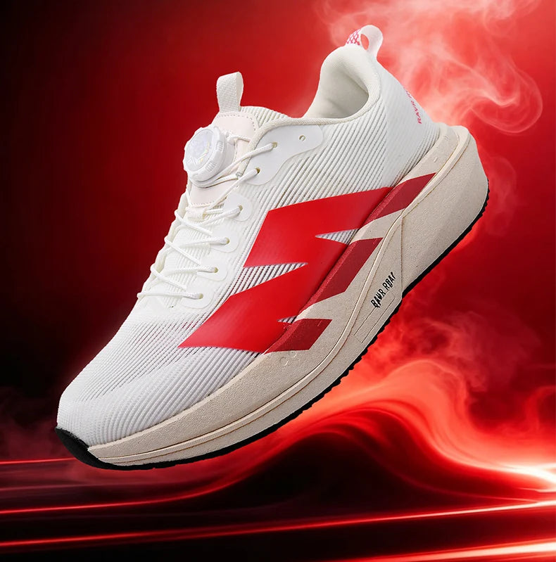 Men's Running Shoes Rotating Buckle Jogging Foam Carbon Plate Cushioning Women's Training Shoes Sneakers