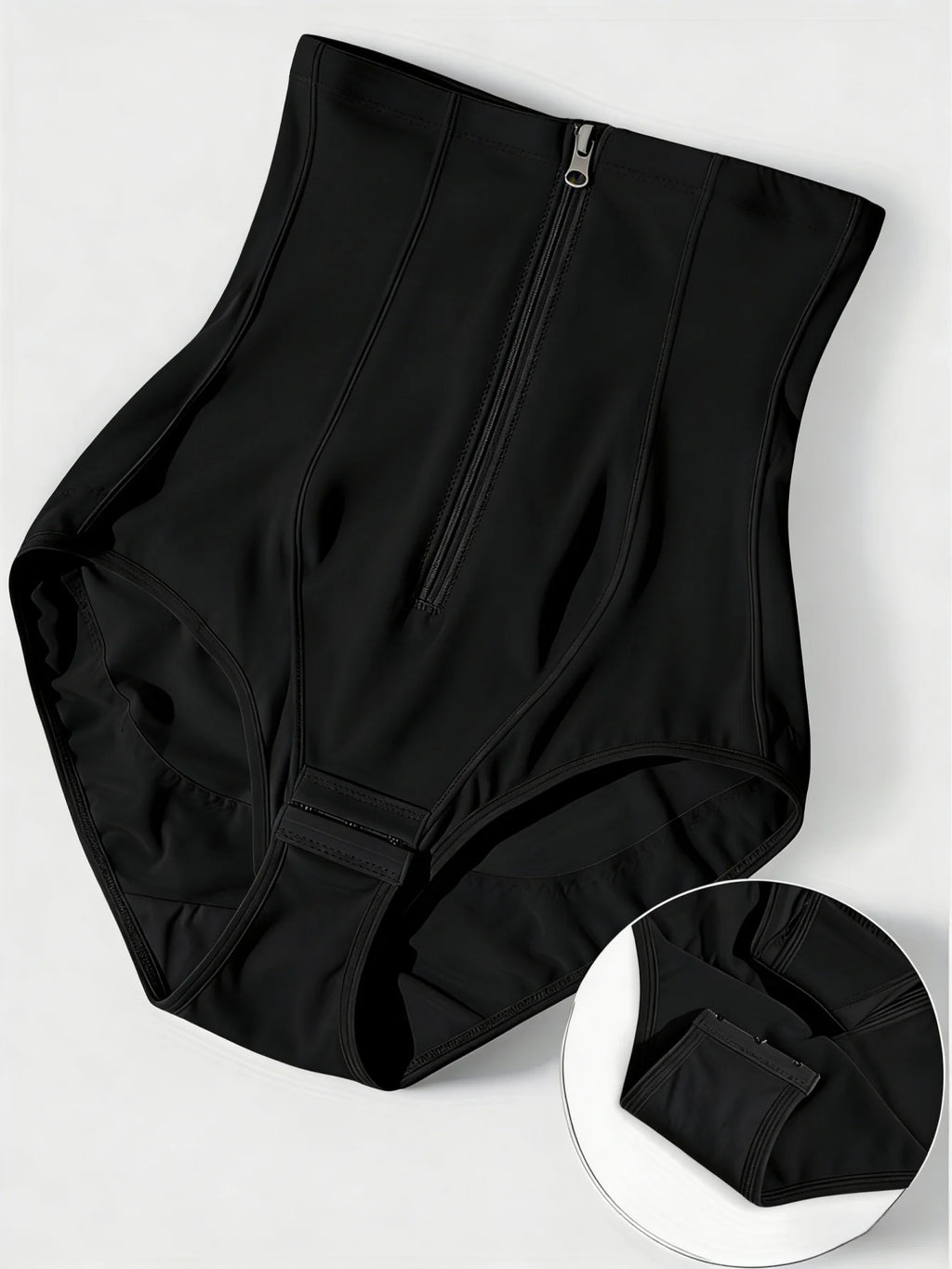 1pc Women High Cinched Waist Shaping Pants, Butt Lifting, Breathable Waist Belt, Double-Layer Reinforced Crotch, Suitable For Mu
