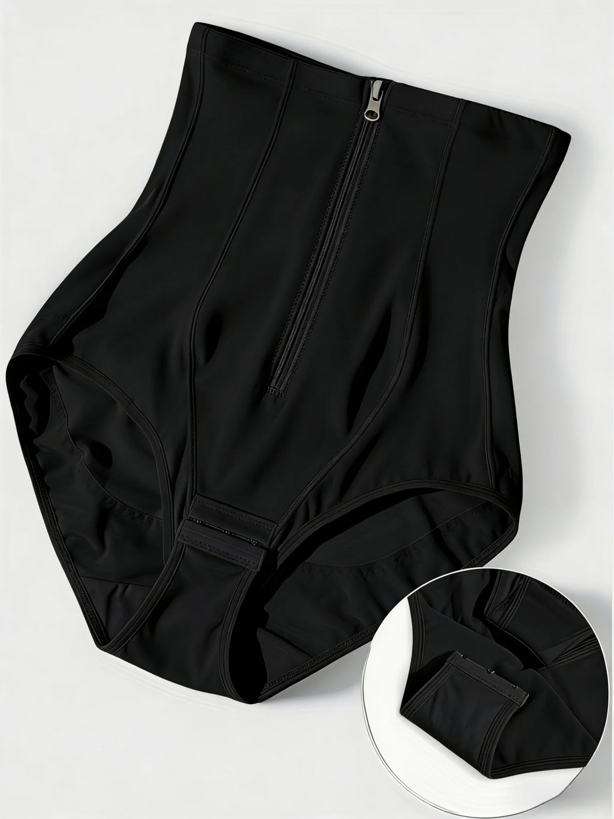 1pc Women High Cinched Waist Shaping Pants, Butt Lifting, Breathable Waist Belt, Double-Layer Reinforced Crotch, Suitable For Mu
