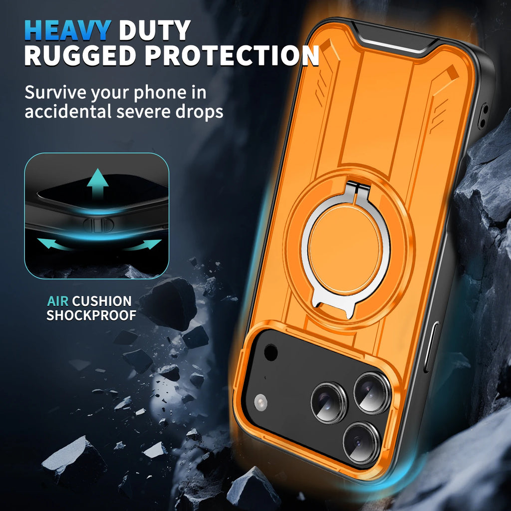 Fall Protection Case for Iphone 17 Pro Max Air 16 15 Plus 13 12 Pro Iphone17 Iphone16 Iphone15 Stand Holder Cases