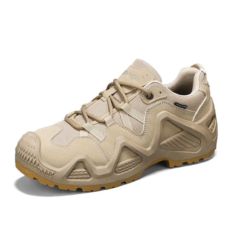 Men Sneakers 2025 Autumn New Outdoor Hiking Shoes Retro Platform Non-slip Casual Sneakers Lace-up Climbing Shoes Sports Shoes