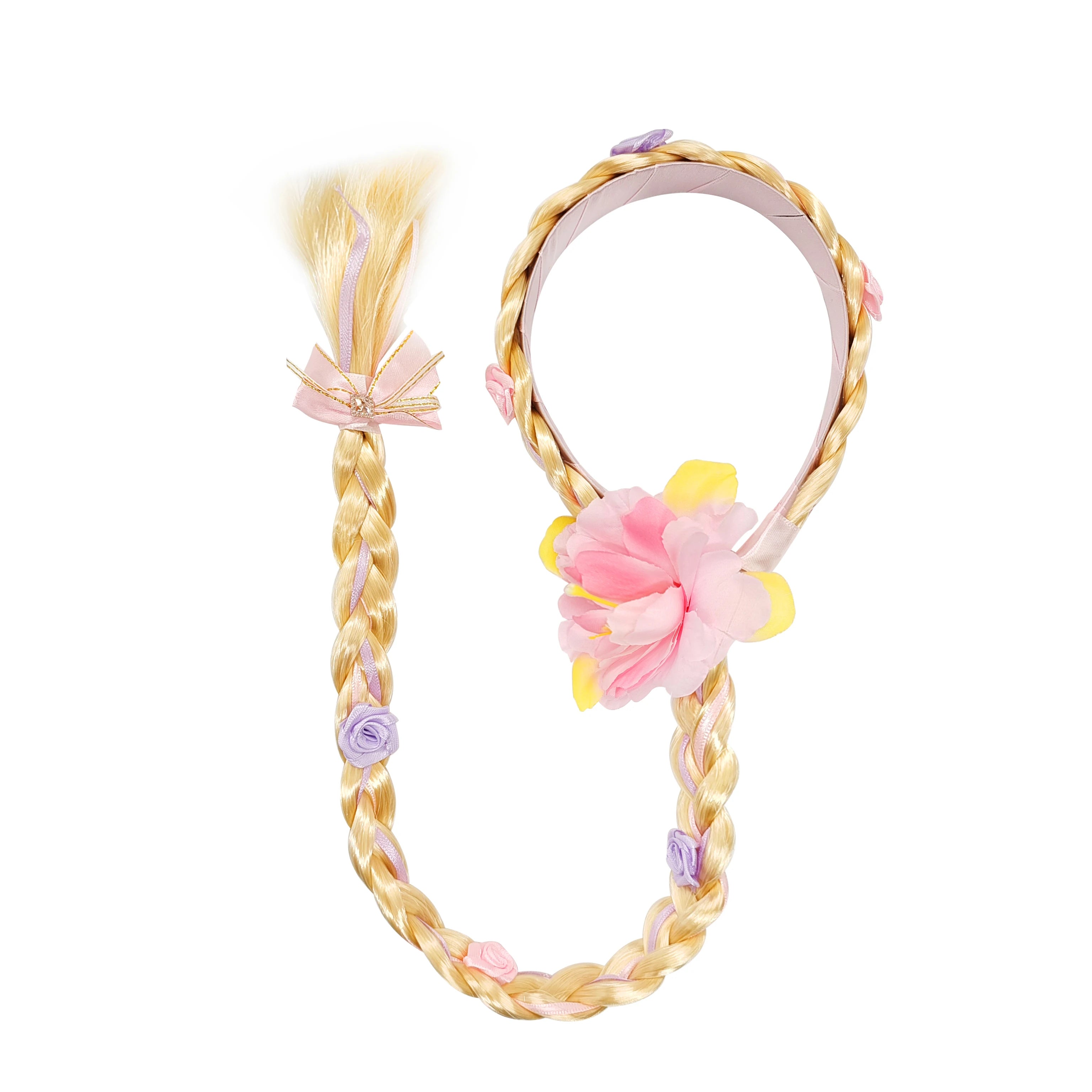 Girls Princess Pink Dress Children Rapunzel Pink Clothing Girls Spring Autumn and Winter Velvet Dress Kids Stage Performs Clothe