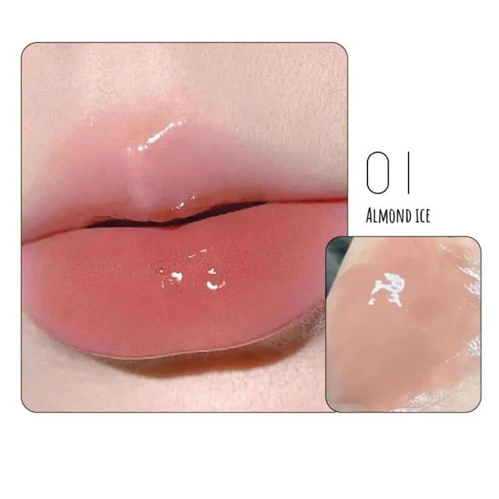 Mirror Watery Essence Lip Gloss Liquid Lipstick Jelly Lip Glaze Fading Lip Lines Water Light Jelly Makeup Moisturizing Lips Tint