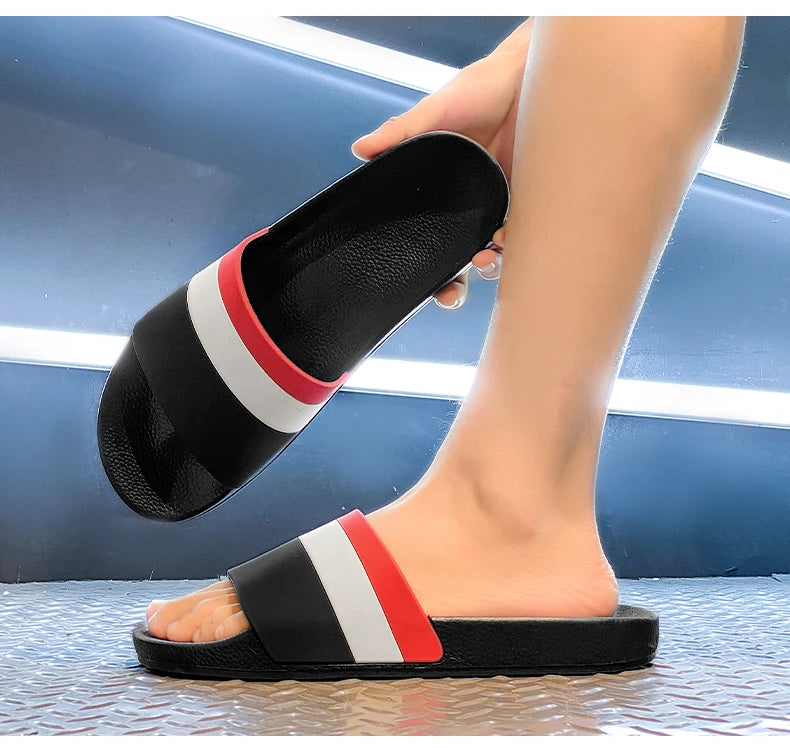 Summer Fashion Men Slippers Comfort Women Sandals Non-slip Indoor Home Bathroom Slides Garden Shoes Outdoor Beach Casual Shoes