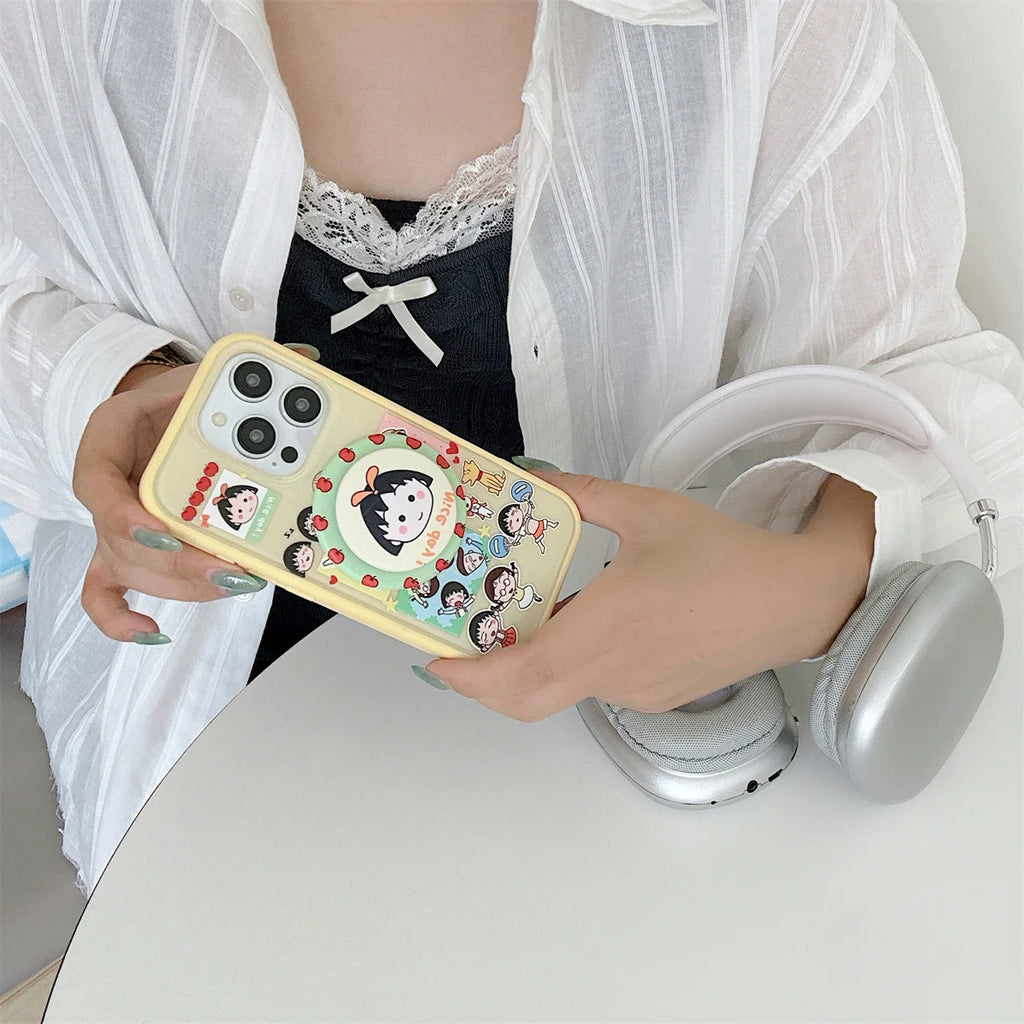 Phone Case For iPhone 16 15 14 13 Pro Max New Cute Cartoon Fashion Girls fundas Protective cover iphone 15 case