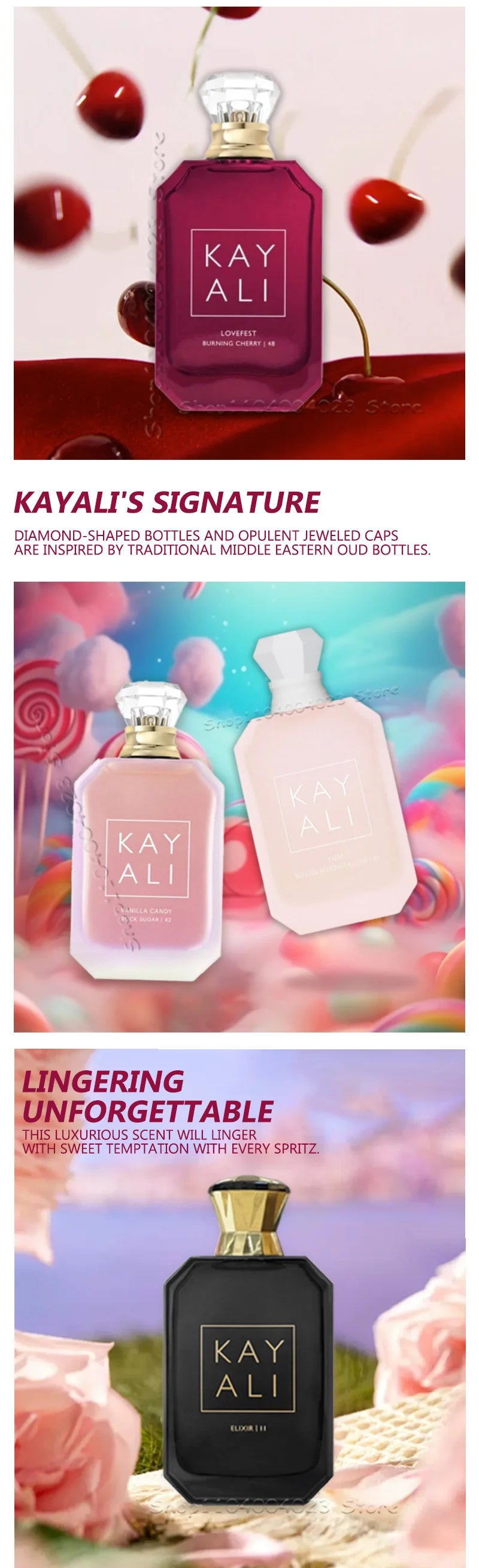 100ML Kayali Original Arabian Women Perfume Middle Eastern Brand Perfume High Quality Long-lasting Fragrance Eau De Parfume