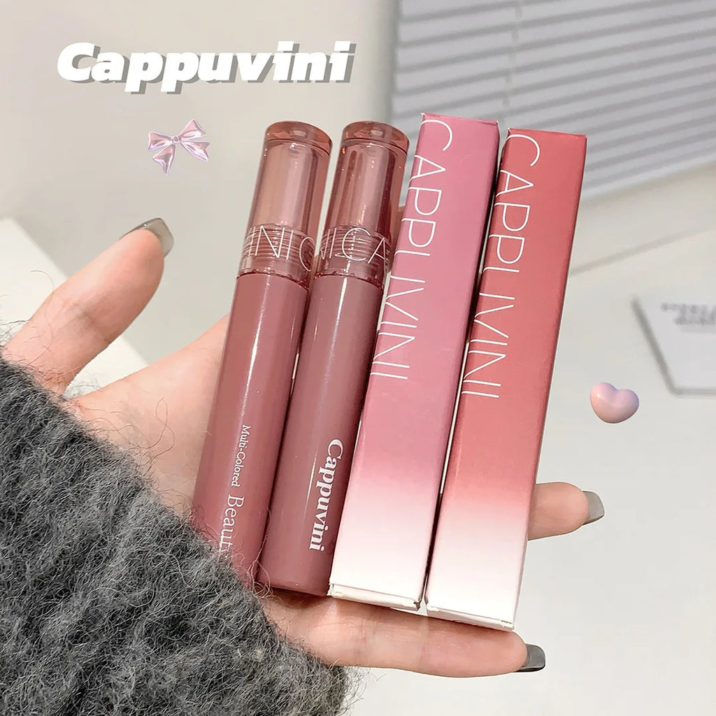 Cappuvini Jelly Mirror Lip Glaze Water Light Moisturizing Lip Gloss Long-lasting Makeup Lipstick Gummy Jelly Mirror Water Glaze