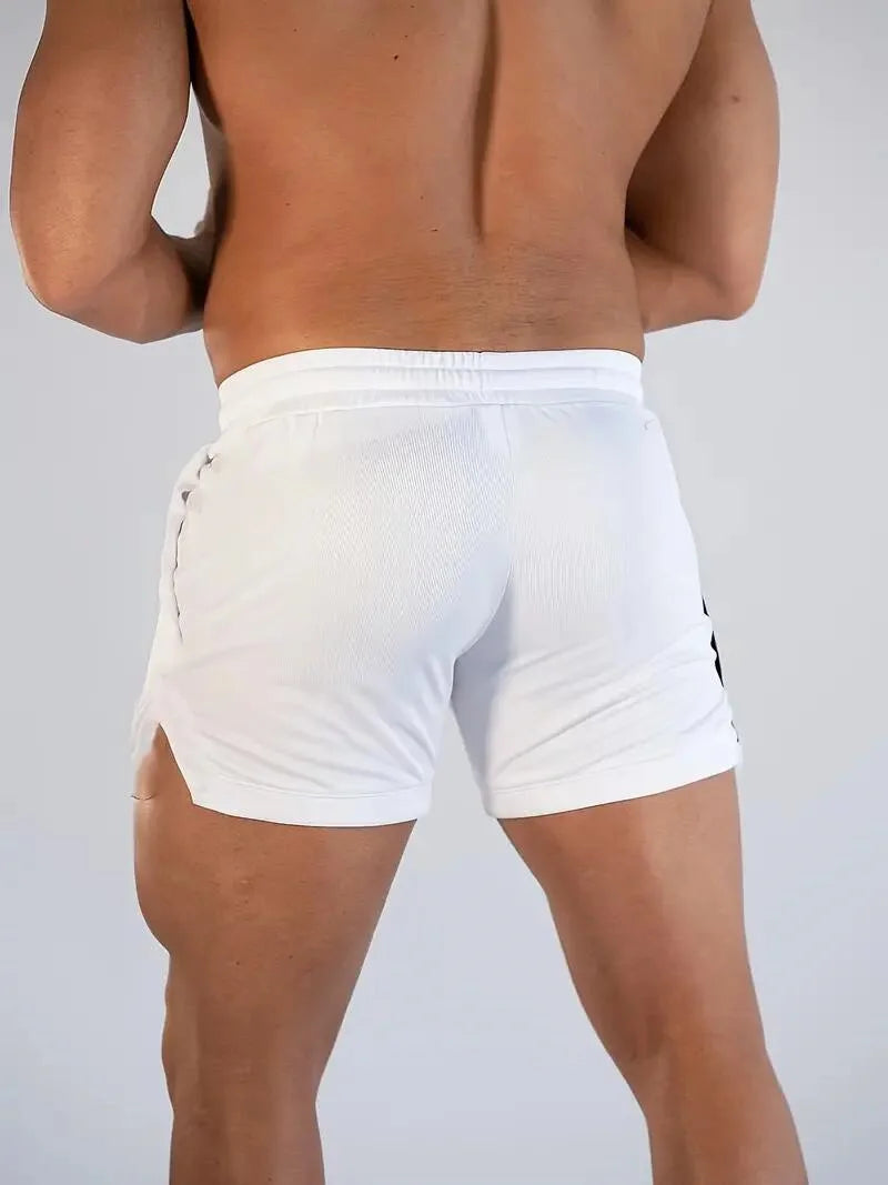 2024 Summer Sport Shorts Men Fitness Sweatpants Bodybuilding Short Pants Mens Gym Quick Dry Brand Jogging Mesh Men Shorts