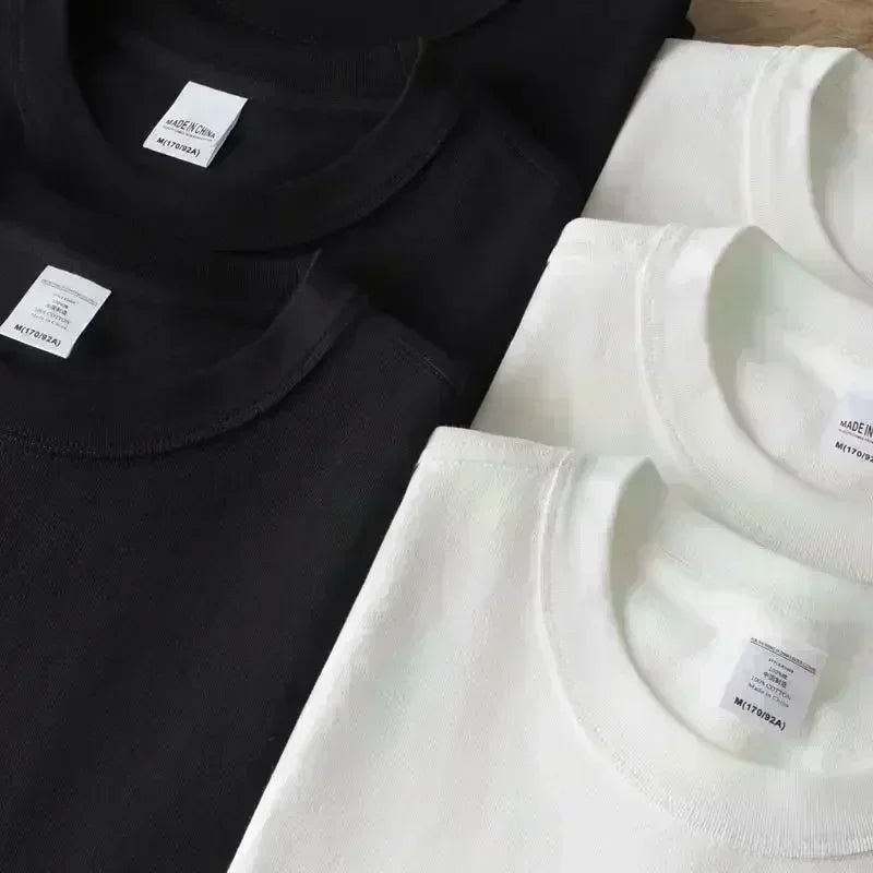 Men's Fashion T-Shirt Short Sleeve DON'T SHOOT Vintage Rainbow Stripe Print Men's T-shirts for Summer