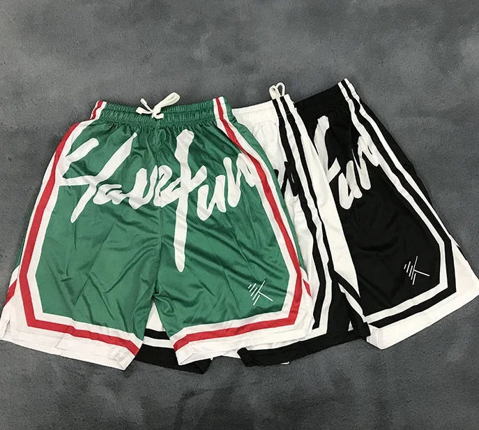 Man Short Pants Gym Shorts for Men Korean Style Training Sweat Basketball Green Casual Hot Deals Stylish New in Pant 2025 Summer