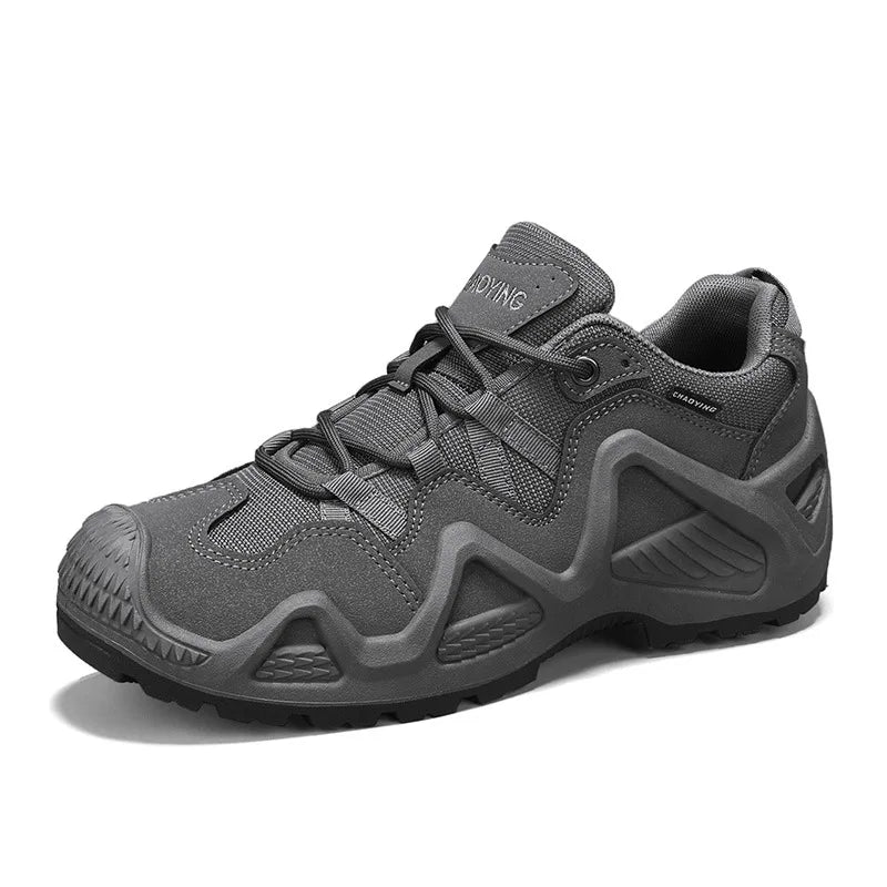 Men Sneakers 2025 Autumn New Outdoor Hiking Shoes Retro Platform Non-slip Casual Sneakers Lace-up Climbing Shoes Sports Shoes
