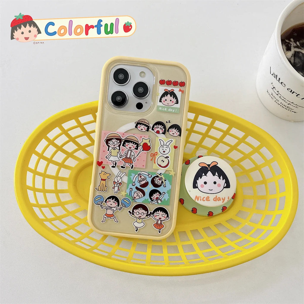 Phone Case For iPhone 16 15 14 13 Pro Max New Cute Cartoon Fashion Girls fundas Protective cover iphone 15 case