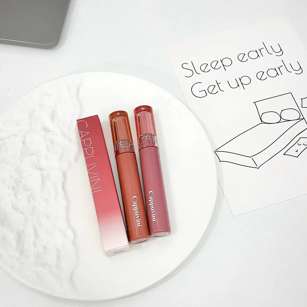 Cappuvini Jelly Mirror Lip Glaze Water Light Moisturizing Lip Gloss Long-lasting Makeup Lipstick Gummy Jelly Mirror Water Glaze