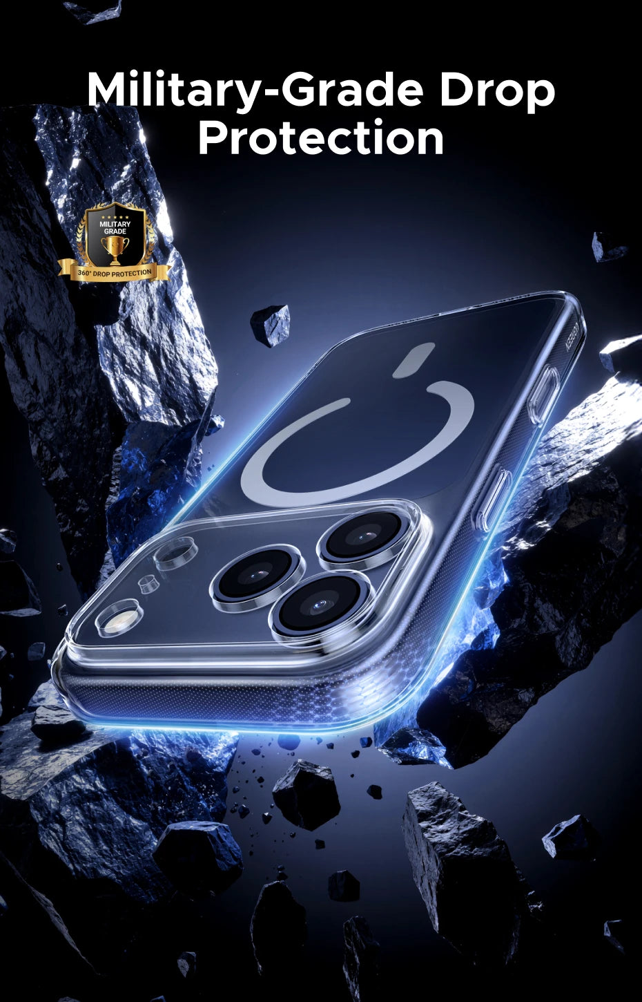 UGREEN Magnetic Case for iPhone 17 Pro Cases Shockproof Cover for iPhone 17 16 15 14 Pro Air 17pro max for Magsafe Macsafe Case