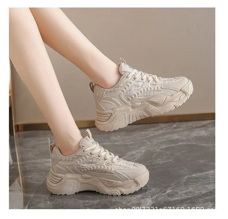 Women Sneakers 20245New Fashion Chunky Sneakers Women Outdoor Tennis Platform Sports Shoes for Women Lightweight Designer Shoes