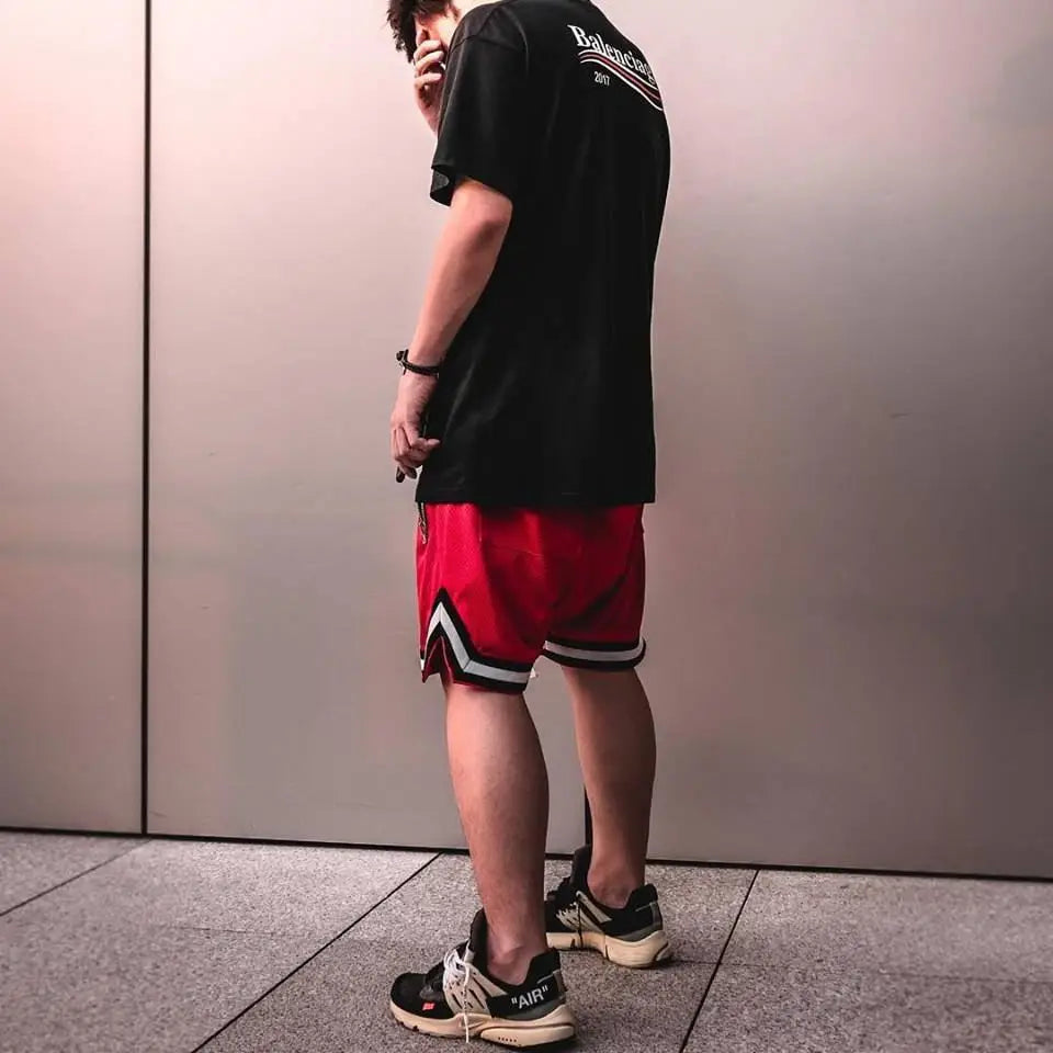 Men's Sports Shorts Basketball Mesh Quick Dry Gym Shorts for Summer Fitness Joggers Casual Breathable Short Pants Scanties Male