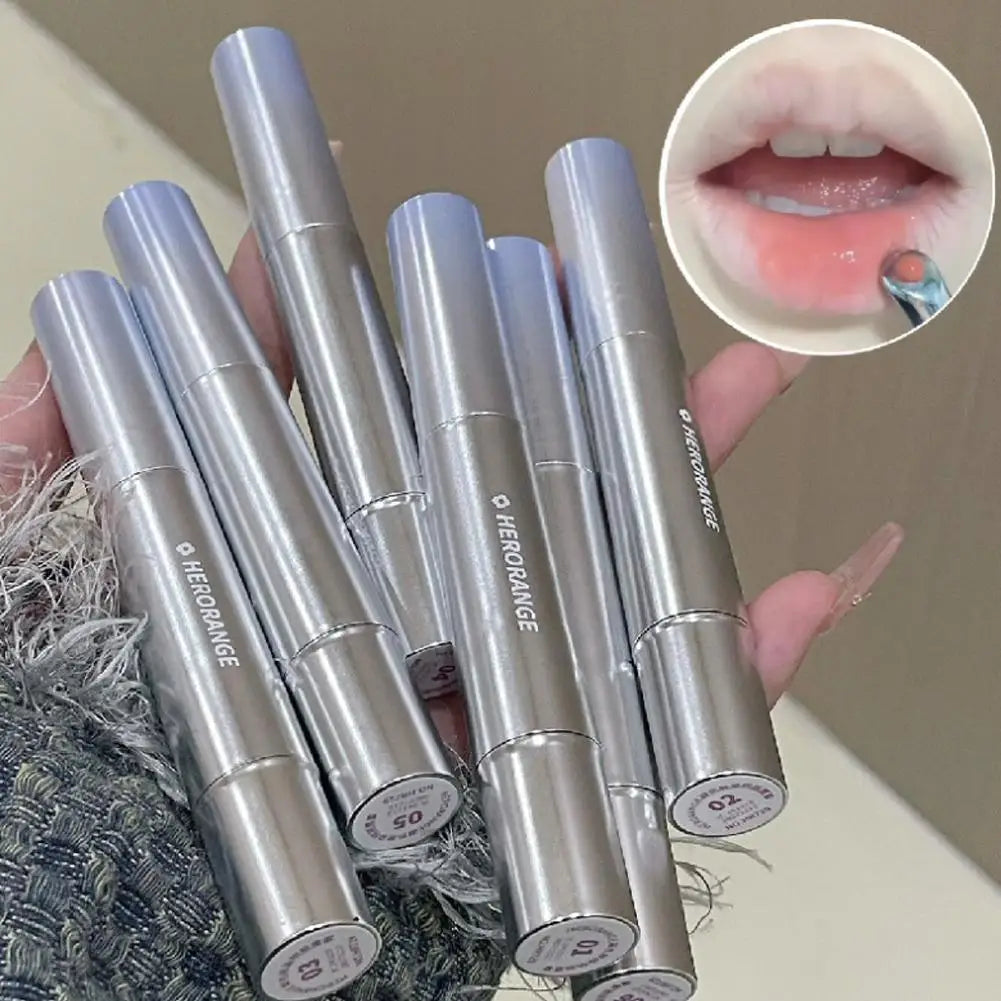 Mirror Watery Essence Lip Gloss Liquid Lipstick Jelly Lip Glaze Fading Lip Lines Water Light Jelly Makeup Moisturizing Lips Tint
