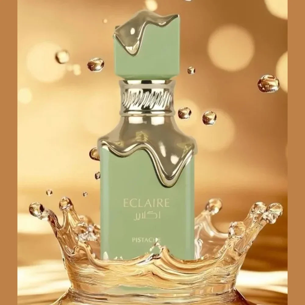 Lattafa Eclaire Eau de Original Parfum 100ml Fragrance With Sweet Notes of Pistachio Vanilla and Praline for Men and Women