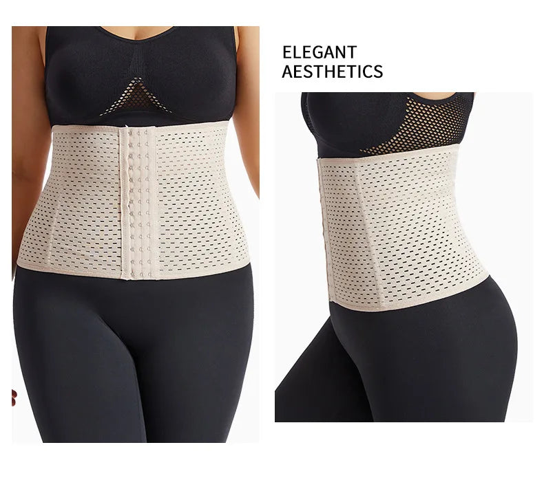 1pcs Women Waist Ttrainer Binders Shaper Sport Modeling Strap Corset Slimming Belt Underwear Body Shaper shapewear Slimming Belt