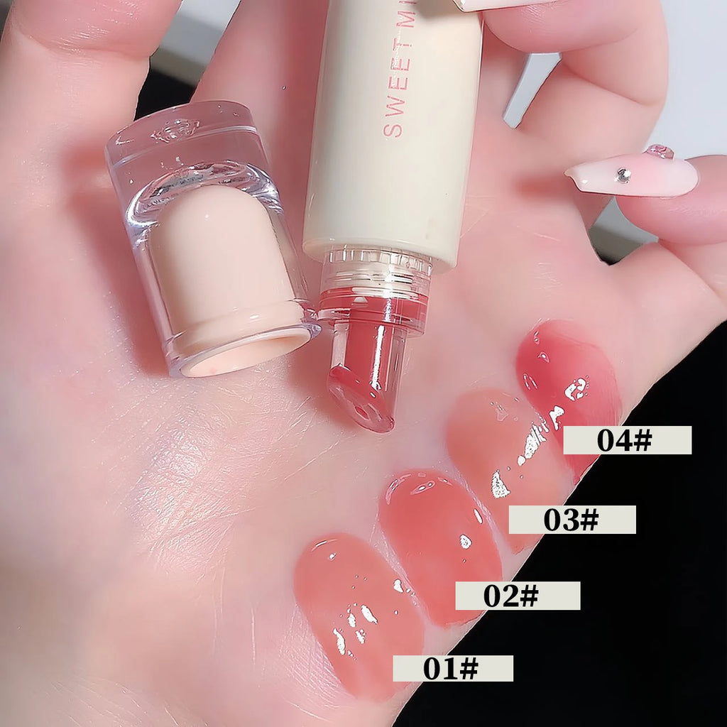 SWEET MINT Lip Jelly Lip Glaze Moisturizing Lip Brightening Mirror Lip Glaze