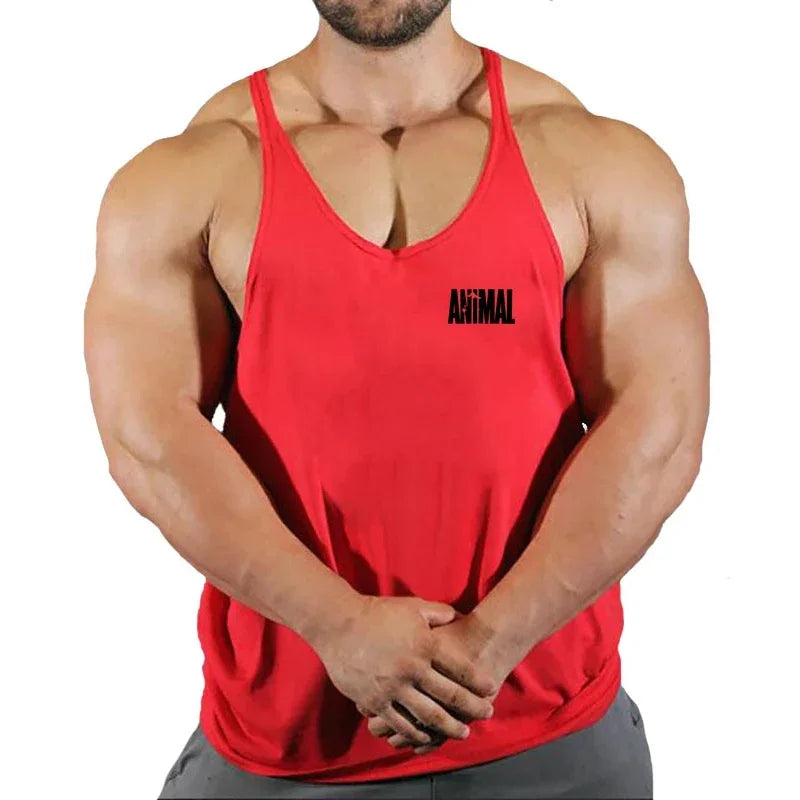 Summer Brand Fitness Tank Top Men Bodybuilding 2022 Gyms Clothing Fitness Men Shirt slim fit Vests pure cotton Singlets Muscle T