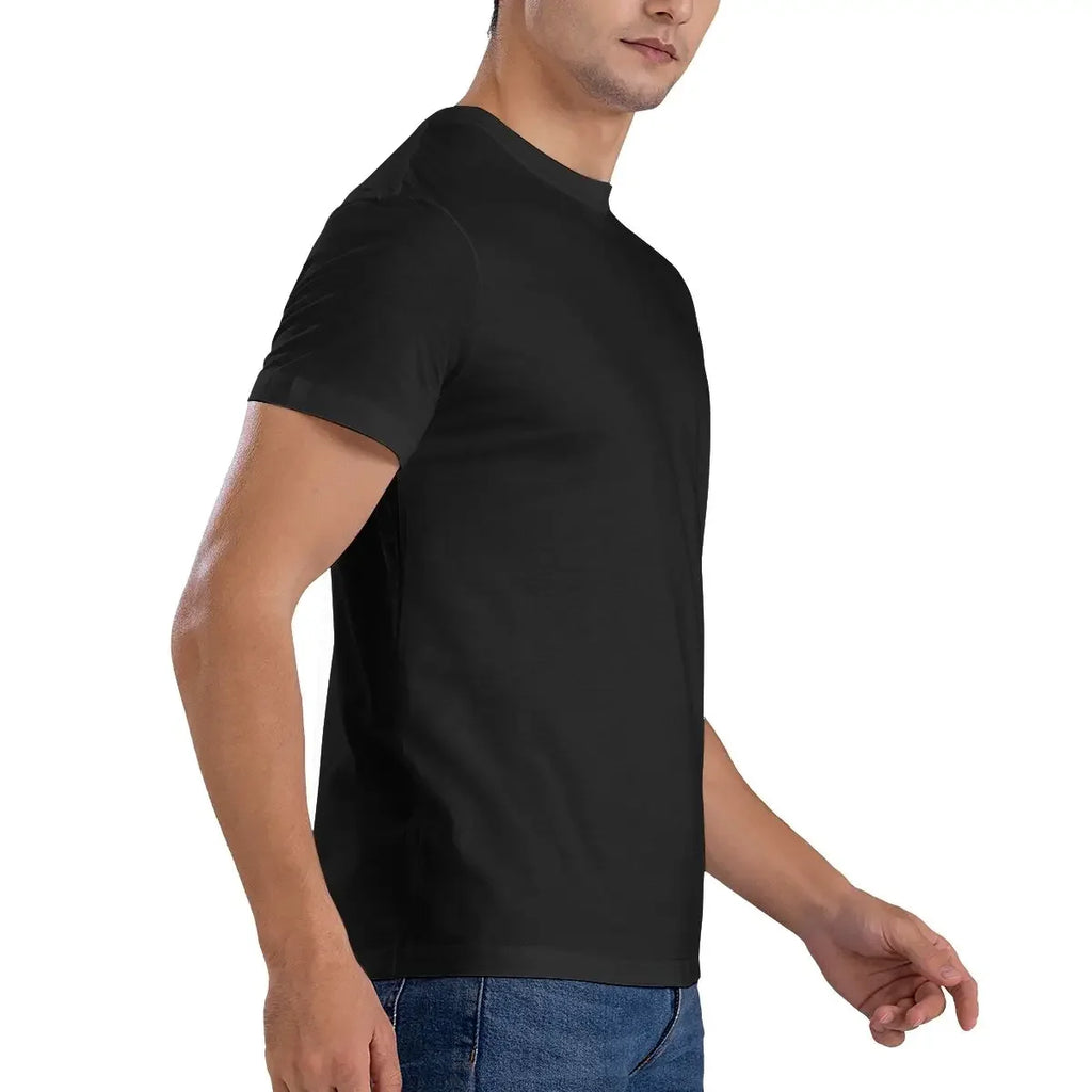 2026 Men'S 1976 Graphic T-Shirt - A Black Summer Tee Showcasing a Colorful Number Design, Featuring a Crew Neck And Short Sleeve