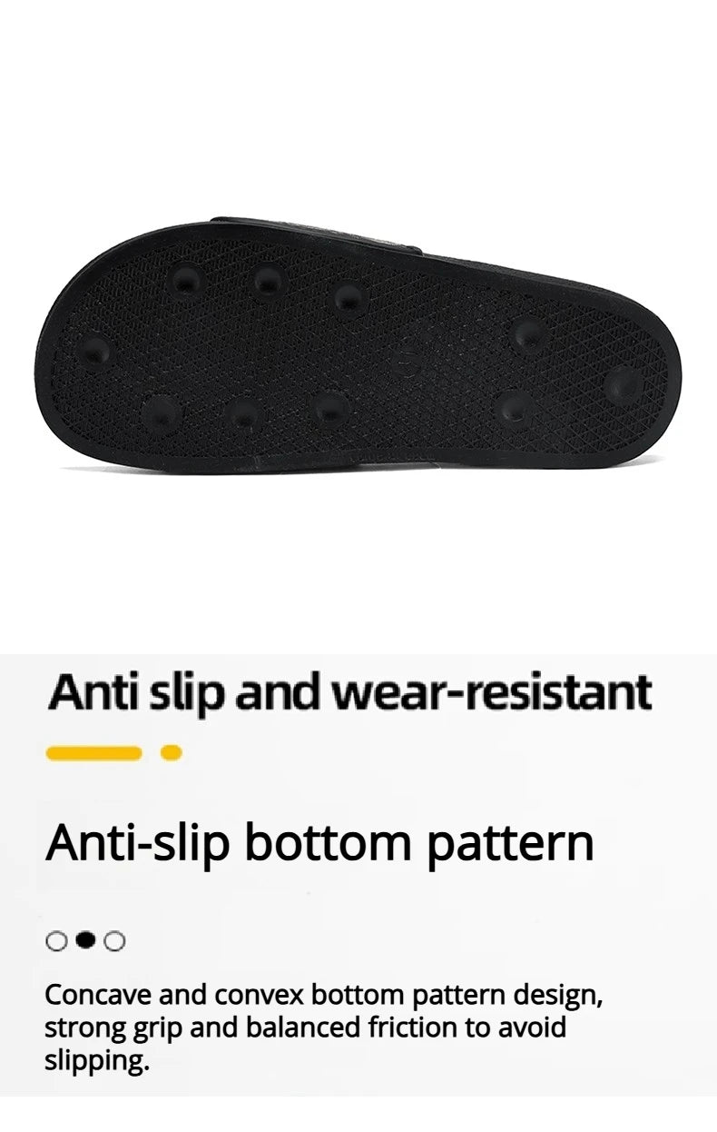 Slipper for Men's Home Slippers Lightweight Summer New Style Flat and Worn Casual Retro Patterned Anti-slip Quick-drying Sandals