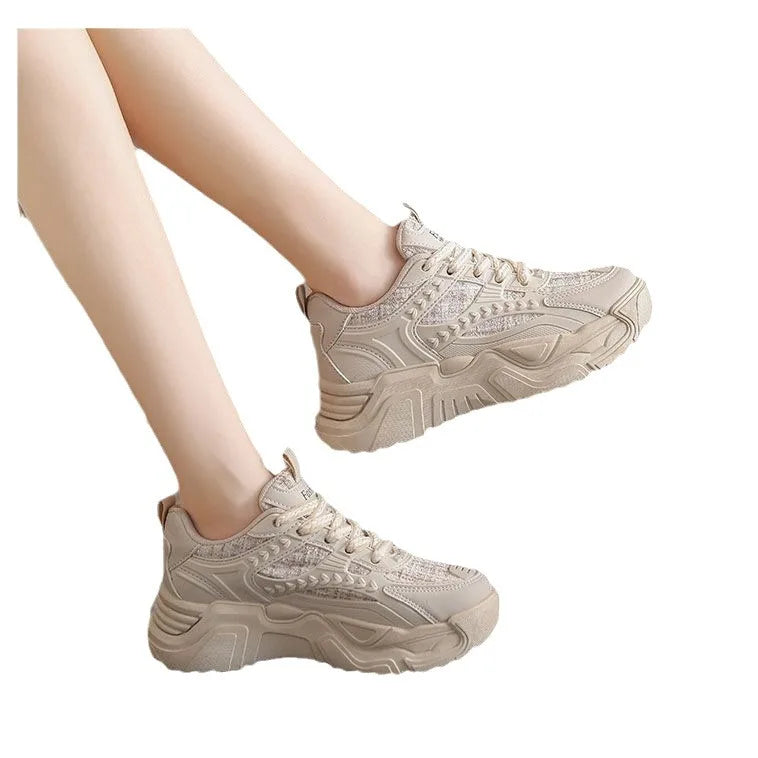Women Sneakers 20245New Fashion Chunky Sneakers Women Outdoor Tennis Platform Sports Shoes for Women Lightweight Designer Shoes