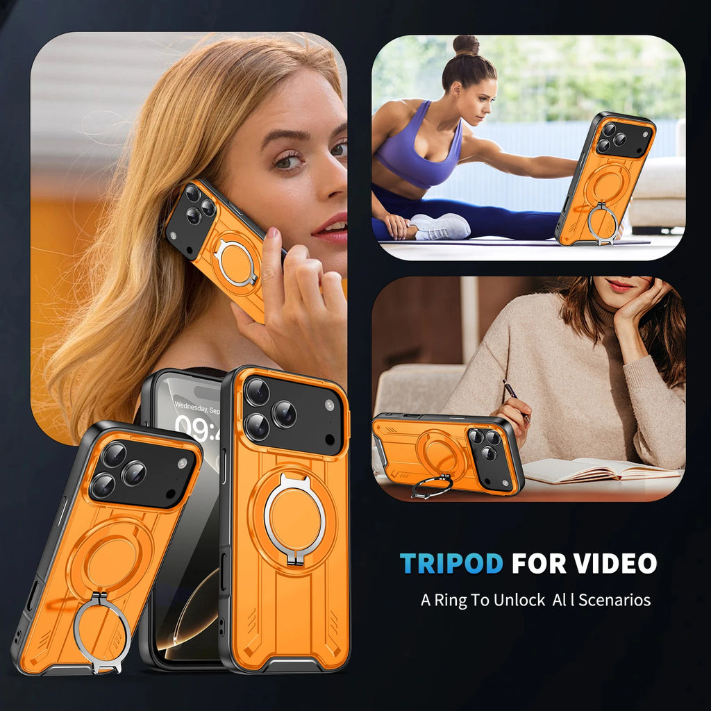 Fall Protection Case for Iphone 17 Pro Max Air 16 15 Plus 13 12 Pro Iphone17 Iphone16 Iphone15 Stand Holder Cases