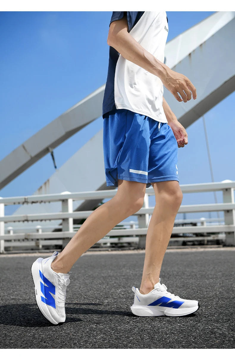Men's Running Shoes Rotating Buckle Jogging Foam Carbon Plate Cushioning Women's Training Shoes Sneakers