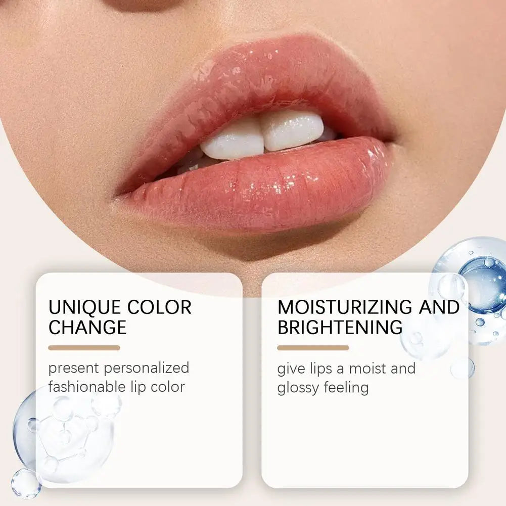 Color Changing Lipstick Deeply Moisturizing and Repairing Chapped Lip Lines Long Lasting 24H Moisturizing Glossy Shine Lip Gloss