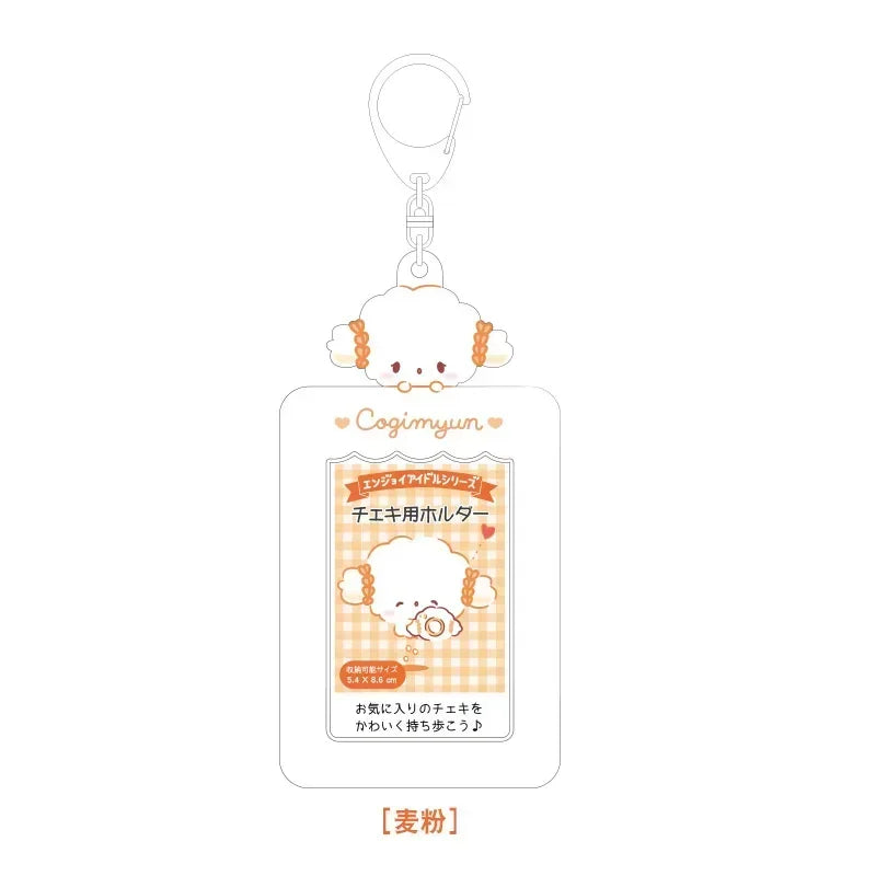 Sanrios ID Card Holder Lanyard Porta Credencial Pochacco Kuromi credit Card Case Cover with Neck Strap for Work Kawaii Accessory