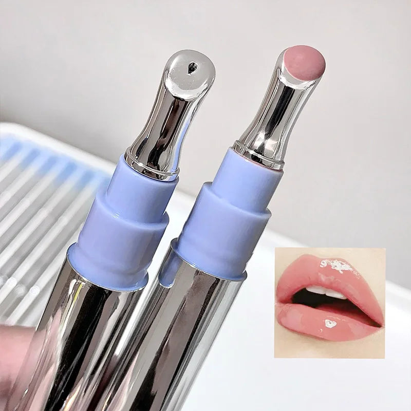 Mirror Watery Essence Lip Gloss Long-Lasting Non-Sticky Plumping Liquid Lipstick Jelly Lip Glaze Makeup Moisturizing Lips Tint
