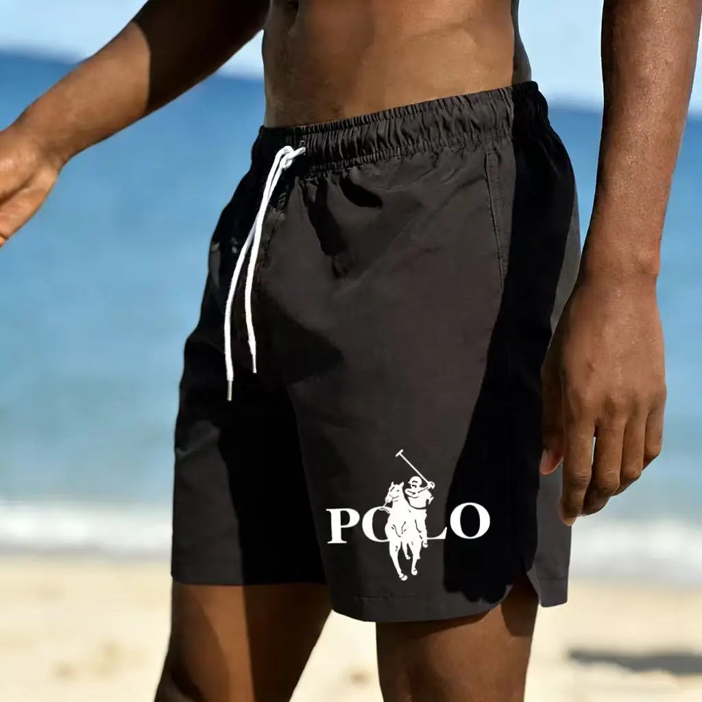 Men's beach shorts are quick drying, breathable, and not stuffy. They are versatile and trendy for beach vacations